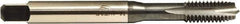 Emuge - M22x2.50 Metric, 3 Flute, NE2 Finish, HSS-E Spiral Point Tap - Plug Chamfer, Right Hand Thread, 140mm OAL, 0.652" Shank Diam, 6H Class of Fit - Exact Industrial Supply
