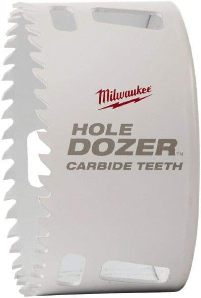 Milwaukee Tool - 3" Diam, 1-5/8" Cutting Depth, Hole Saw - Carbide-Tipped Saw, Toothed Edge - Eagle Tool & Supply