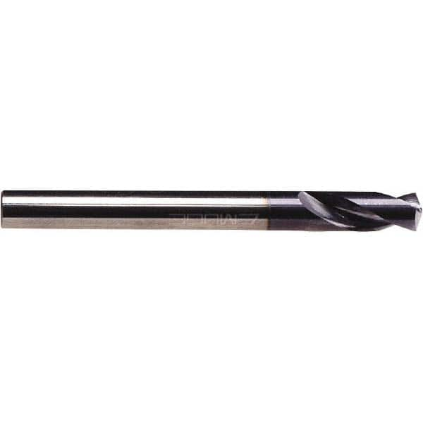 Emuge - 1/8" Body Diam, 142°, 2" OAL, Solid Carbide Spotting Drill - Eagle Tool & Supply