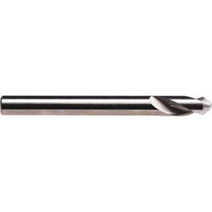 Emuge - 3/8" Body Diam, 90°, 3" OAL, Solid Carbide Spotting Drill - Eagle Tool & Supply