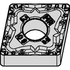 CNMG 433 Double-sided|G WP35CT, 3/64″ Corner Radius, 3/16″ Thick, 1/2″ Inscribed Circle, TiN, Turning Indexable Insert - Eagle Tool & Supply