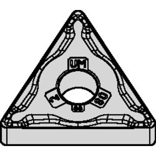 TNMG 331 Double-sided|G WM25CT, 1/64″ Corner Radius, 3/16″ Thick, 3/8″ Inscribed Circle, TiN, Turning Indexable Insert - Eagle Tool & Supply