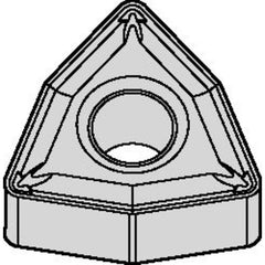 WNMG 431 Double-sided|G TN10U, 1/64″ Corner Radius, 3/16″ Thick, 1/2″ Inscribed Circle, TiN, Turning Indexable Insert - Eagle Tool & Supply