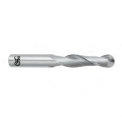 7/16" Dia. - 4" OAL - Bright CBD - Ball End SE EM - 2 FL - Eagle Tool & Supply