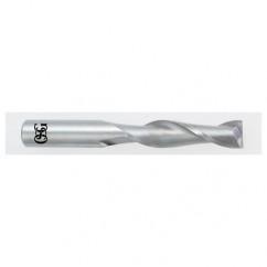 1/4 Dia. x 3 Overall Length 2-Flute Square End Solid Carbide SE End Mill-Round Shank-Center Cutting-Uncoated - Eagle Tool & Supply