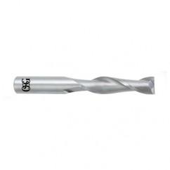 8mm Dia. x 76mm Overall Length 2-Flute Square End Solid Carbide SE End Mill-Round Shank-Center Cutting-Uncoated - Eagle Tool & Supply