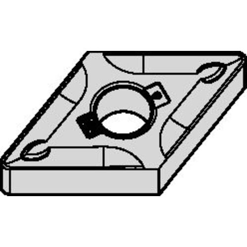 DNMG 432 Double-sided|G WP35CT, 1/32″ Corner Radius, 3/16″ Thick, 1/2″ Inscribed Circle, TiN, Turning Indexable Insert - Eagle Tool & Supply
