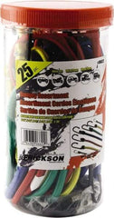Erickson Manufacturing - Bungee Cord with S Hook - 10, 13, 18, 24, 30, 36" OAL, Red/Blue/Green/Yellow - Eagle Tool & Supply