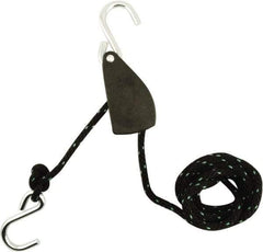 Erickson Manufacturing - Nylon Tite Rope Pulley - 1/2" Wide x 144" Long, Black, For Use with Pick Ups - Eagle Tool & Supply