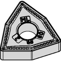 WNMG 432 Double-sided|G WK20CT, 1/32″ Corner Radius, 3/16″ Thick, 1/2″ Inscribed Circle, TiN, Turning Indexable Insert - Eagle Tool & Supply