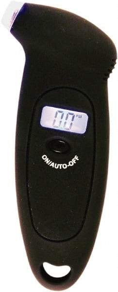 Milton - 5 to 100 psi Digital Ball Tire Pressure Gauge - LR44 Battery - Eagle Tool & Supply