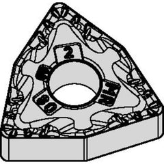 WNMG 432 Double-sided|G WP35CT, 1/32″ Corner Radius, 3/16″ Thick, 1/2″ Inscribed Circle, TiN, Turning Indexable Insert - Eagle Tool & Supply