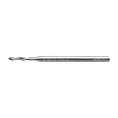 Micro Drill Bit: 0.028″ Dia, 118 °, Solid Carbide Bright/Uncoated, RH Cut, Straight-Cylindrical Shank, Series DB130 Advance
