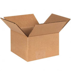 Made in USA - Pack of (25), 6" Wide x 6" Long x 4" High Moving Boxes - Eagle Tool & Supply