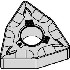 WNMG 433 Double-sided|G WP15CT, 3/64″ Corner Radius, 3/16″ Thick, 1/2″ Inscribed Circle, TiN, Turning Indexable Insert - Eagle Tool & Supply