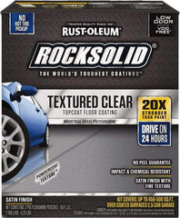 Rust-Oleum - 120 oz Satin Textured Topcoat - Low Odor & Chemical Resistant - Eagle Tool & Supply