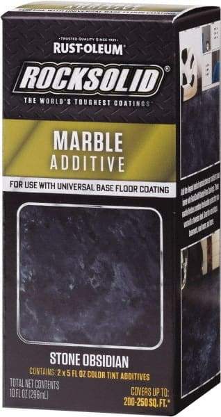 Rust-Oleum - 10 oz Stone Obsidian Color System Additive - Low Odor & Chemical Resistant - Eagle Tool & Supply