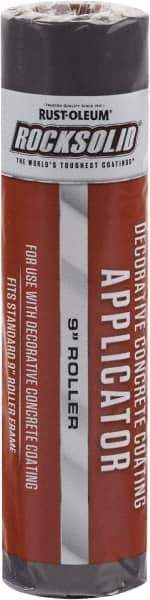 Rust-Oleum - 3/8" Nap, 9" Wide Paint Roller Cover - Textured Surfaces Texture, Polyester - Eagle Tool & Supply