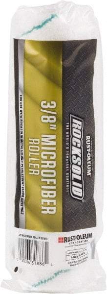 Rust-Oleum - 3/8" Nap, 9" Wide Paint Roller Cover - Lint-Free Texture, Microfiber - Eagle Tool & Supply