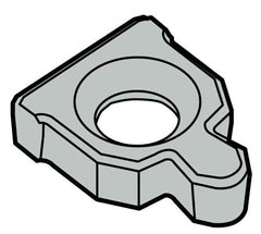 Seco - 0.37" Insert Inscribed Circle, Right & Left Hand Anvil for Indexables - 1° Helix Angle, 16 Tool Holder Insert Dimension - Eagle Tool & Supply
