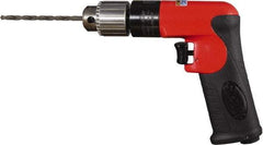 Sioux Tools - 1/4" Keyed Chuck - Pistol Grip Handle, 3,000 RPM, 12 LPS, 0.5 hp, 90 psi - Eagle Tool & Supply