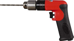 Sioux Tools - 1/4" Keyed Chuck - Pistol Grip Handle, 2,600 RPM, 12 LPS, 0.5 hp, 90 psi - Eagle Tool & Supply