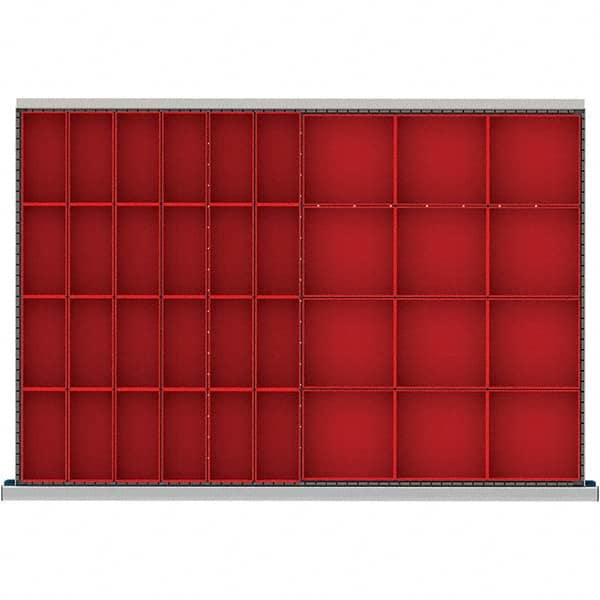 LISTA - 36-Compartment Drawer Divider Layout for 3.15" High Drawers - Eagle Tool & Supply