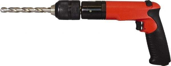 Sioux Tools - 1/2" Reversible Keyless Chuck - Pistol Grip Handle, 2,000 RPM, 14 LPS, 1 hp, 90 psi - Eagle Tool & Supply