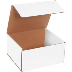 Made in USA - Pack of (50), 7" Wide x 8" Long x 4" High Corrugated Shipping Boxes - Eagle Tool & Supply