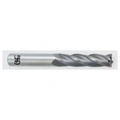 1/2 Dia. x 4 Overall Length 4-Flute Square End Solid Carbide SE End Mill-Round Shank-Center Cutting-Uncoated - Eagle Tool & Supply