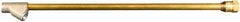 Milton - 150 Max psi Closed Check Brass Air Chuck - Straight Chuck, 1/4 FNPT - Eagle Tool & Supply