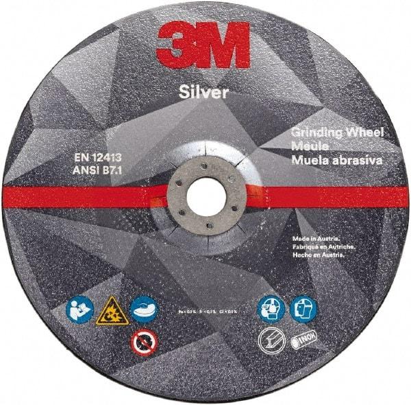 3M - Depressed-Center Wheels Wheel Diameter (Inch): 6 Wheel Thickness (Decimal Inch): 0.2500 - Eagle Tool & Supply