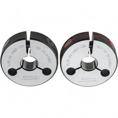 SPI - Ring Thread Go/No Gages Go/No Go: Go; No Go Thread Size: 5/8-24 - Eagle Tool & Supply