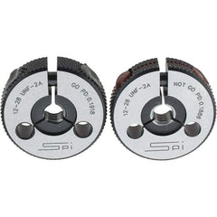 SPI - Ring Thread Go/No Gages Go/No Go: Go; No Go Thread Size: #12-28 - Eagle Tool & Supply