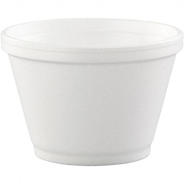 DART - 6 oz Foam Container - White - Eagle Tool & Supply