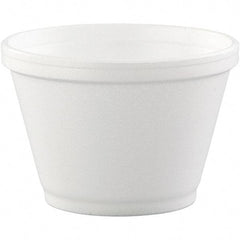 DART - 6 oz Foam Container - White - Eagle Tool & Supply