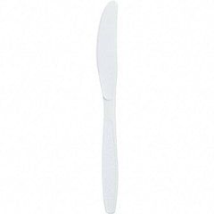 Solo - Extra Heavyweight Plastic Knives - White - Eagle Tool & Supply