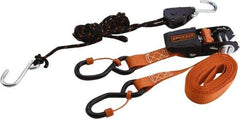 Erickson Manufacturing - 6/10' Long x 3/4" Wide, 600 Lb Basket Capacity, Polyester Web Sling - Red - Eagle Tool & Supply