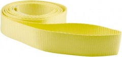 Erickson Manufacturing - 8' Long x 2" Wide, 3,200 Lb Vertical Capacity, Polyester Web Sling - 2,500 Lb Choker Capacity, Yellow - Eagle Tool & Supply