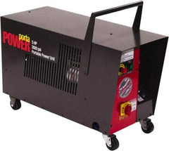 Edwards Manufacturing - 5 hp, 2,750 Max psi, 3.5 GPM, Hydraulic Power Unit - 7 Gal Tank, 37-1/2" Long x 15-1/4" Wide x 31-1/4" High, 3 Phase, 460 Volt, 14 Amp - Eagle Tool & Supply