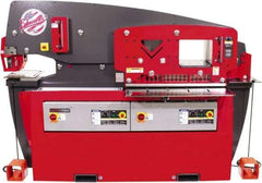 Edwards Manufacturing - 17-3/4" Throat Depth, 110 Ton Punch Pressure, 1-3/8" in 1" Punch Capacity Ironworker - 7-1/2 hp, 1 Phase, 230 Volts, 57-1/4" Wide x 66-1/16" High x 42-3/8" Deep - Eagle Tool & Supply