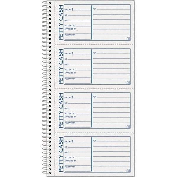 TOPS - 200 Sheet, 5-1/2 x 11", Receipt Book - Pink & White - Eagle Tool & Supply