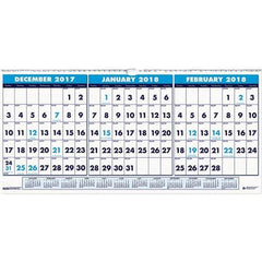 House of Doolittle - 4 Sheet, 23-1/2 x 12", Wall Calendar - Eagle Tool & Supply