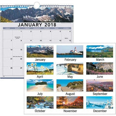 AT-A-GLANCE - 12 Sheet, 12 x 12", Wall Calendar - Eagle Tool & Supply