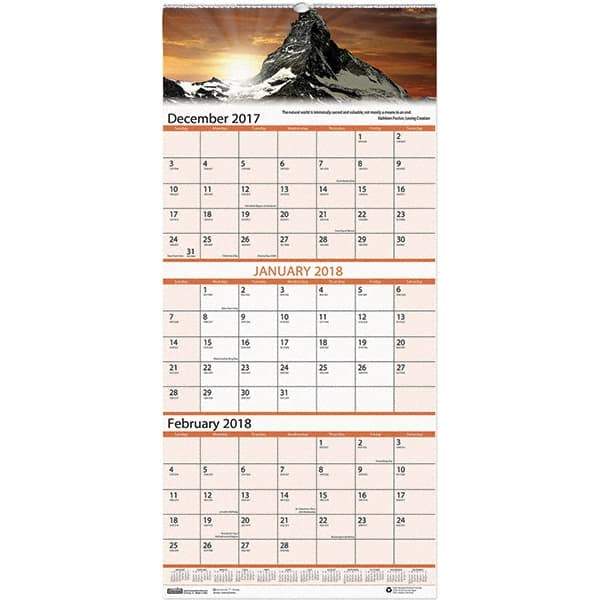 House of Doolittle - 14 Sheet, 8 x 17", Wall Calendar - Scenic - Eagle Tool & Supply
