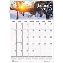 House of Doolittle - 12 Sheet, 12 x 16-1/2", Wall Calendar - Scenic - Eagle Tool & Supply