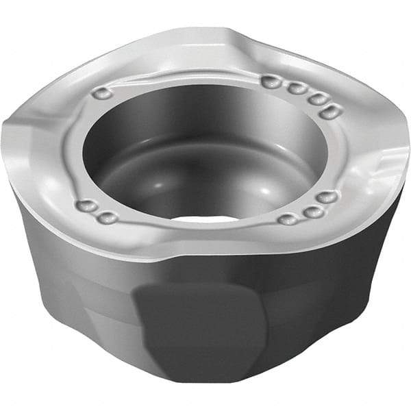 Sandvik Coromant - 600R1252 MM Grade 1130 Carbide Milling Insert - AlTiCrN Finish, 5.2mm Thick, 12mm Inscribed Circle, 6mm Corner Radius - Eagle Tool & Supply