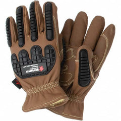 MCR Safety - Arc Flash & Flame Protection Gloves Protection Type: Arc Flash Material Type: Leather or Synthetic Leather - Eagle Tool & Supply