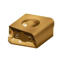 Walter - LNHU080304 F57T Grade WKP35G Carbide Milling Insert - TiAlN/TiN Finish, 3.5mm Thick, 0.4mm Corner Radius - Eagle Tool & Supply