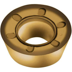 Walter - RDMT1204M0 D57 Grade WKP35G Carbide Milling Insert - TiAlN/TiN Finish, 4.76mm Thick, 12mm Inscribed Circle, 6mm Corner Radius - Eagle Tool & Supply